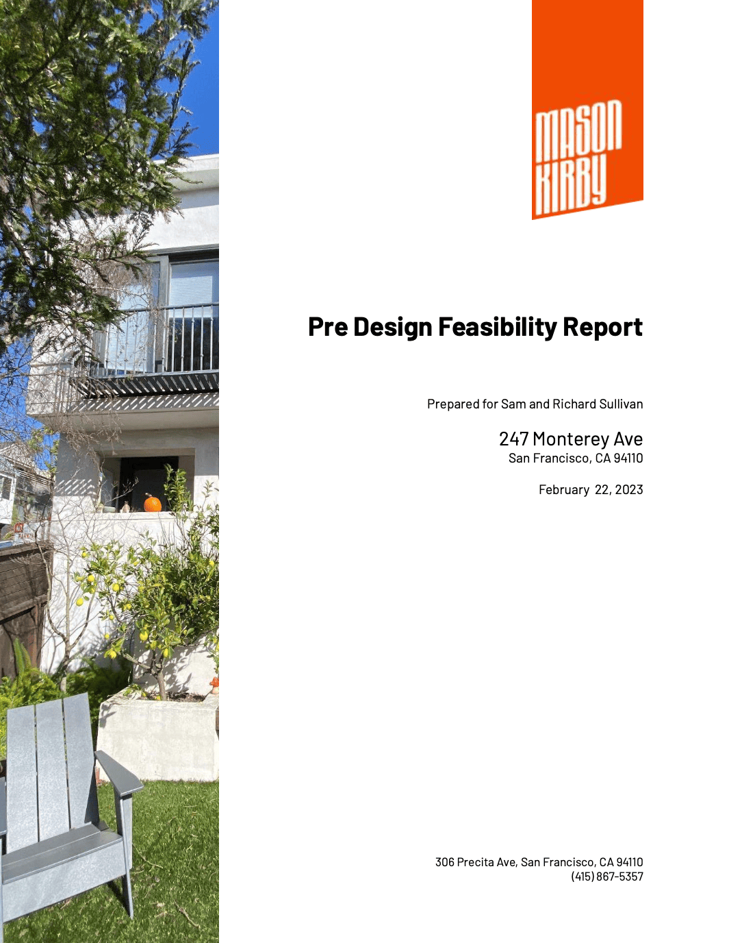 Pre Design Feasibility Report 1